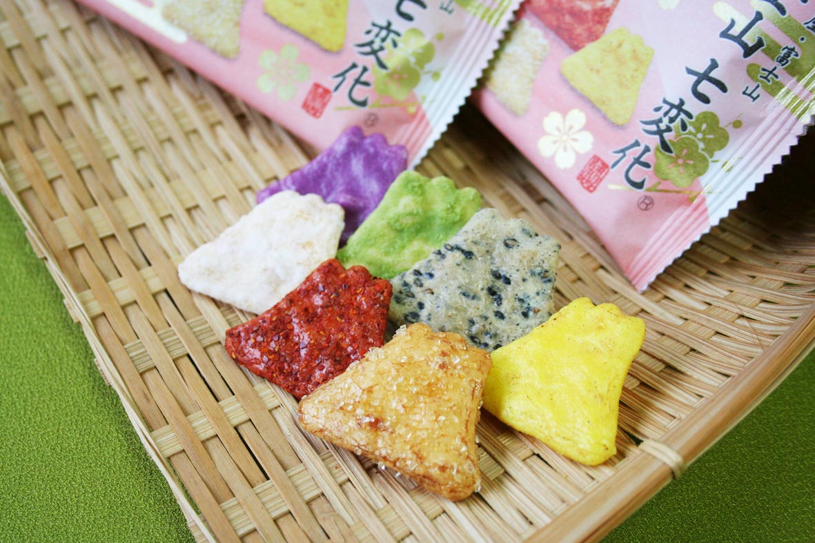 Fujisan Shichihenge Senbei (7 crackers x 8 bags)(Saitama