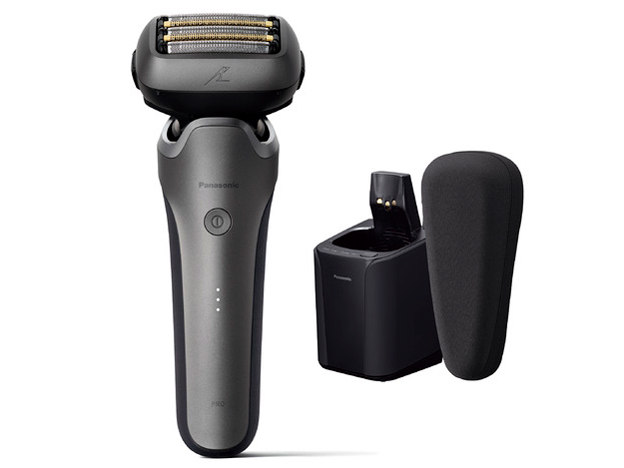 Panasonic - マロンクリーム Panasonic Lamdash Skincare Triple-Blade Shaver ES-MT21-H