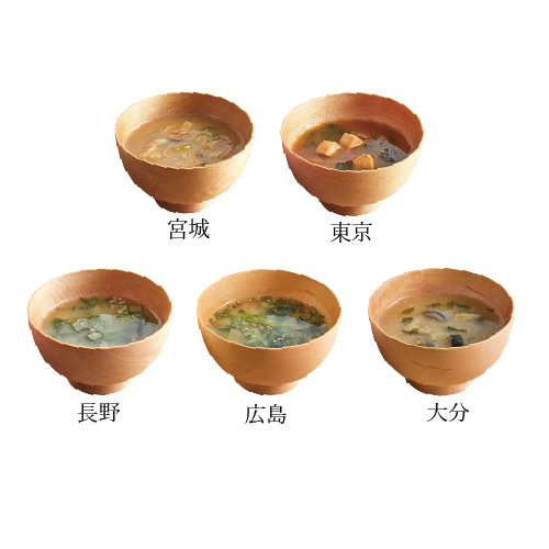 日本味噌巡禮 即食味噌湯（5入盒裝）（東京）