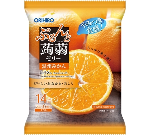 Konjac Jelly Pouch (Unshu Mikan Flavor) (ORIHIRO) | WAmazing Shop