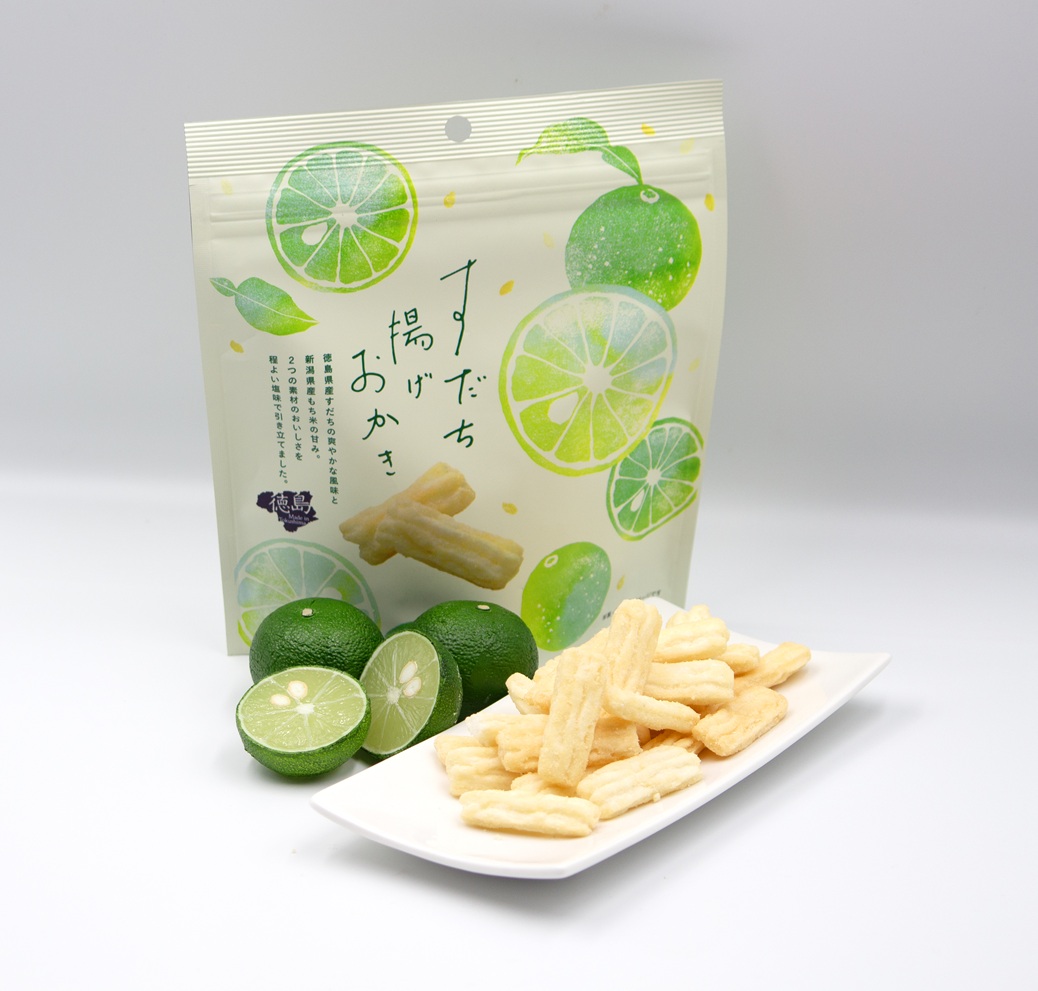 酢橘味炸米果（德島）