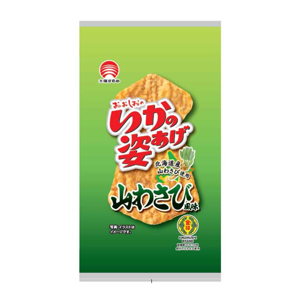 魷魚脆片山葵味4片裝（兵庫）