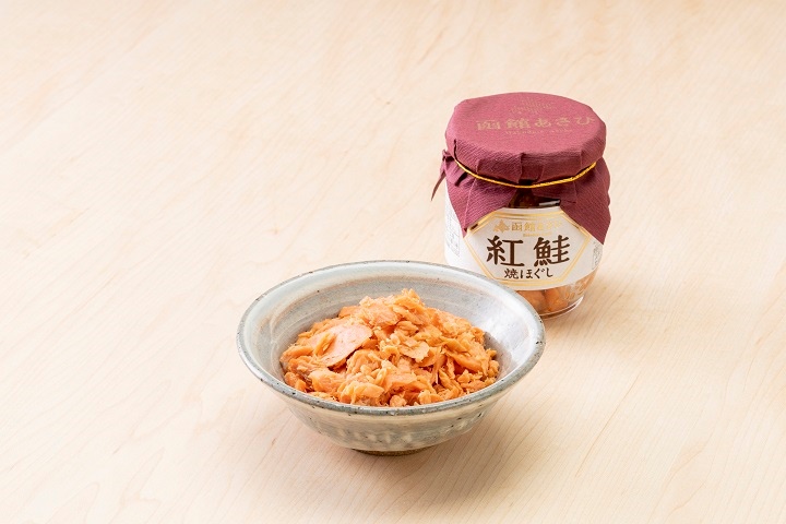 函館朝日 烤魚鬆 紅鮭68g（北海道）