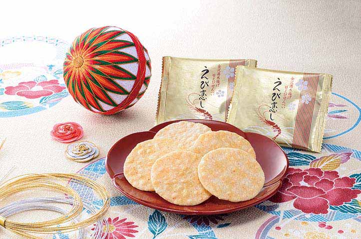 Amaebi senbei shrimp cracker - Ebi Koishi EK08 (20 pieces