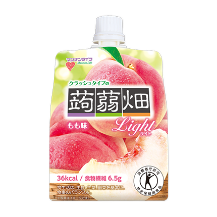 Crushed Konnyaku Hata Light Peach Flavor