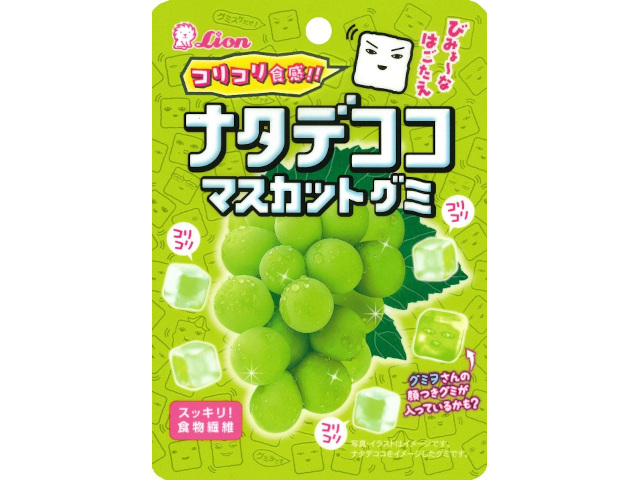 ≪椰子≫ Nata De Coco Muscat-Flavored Gummies (44g) (LION) | WAmazing