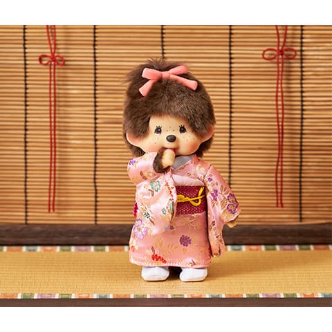 Kyugetsu Original Monchhichi Boy in Kimono (IPM-12-Z) (Kyugetsu