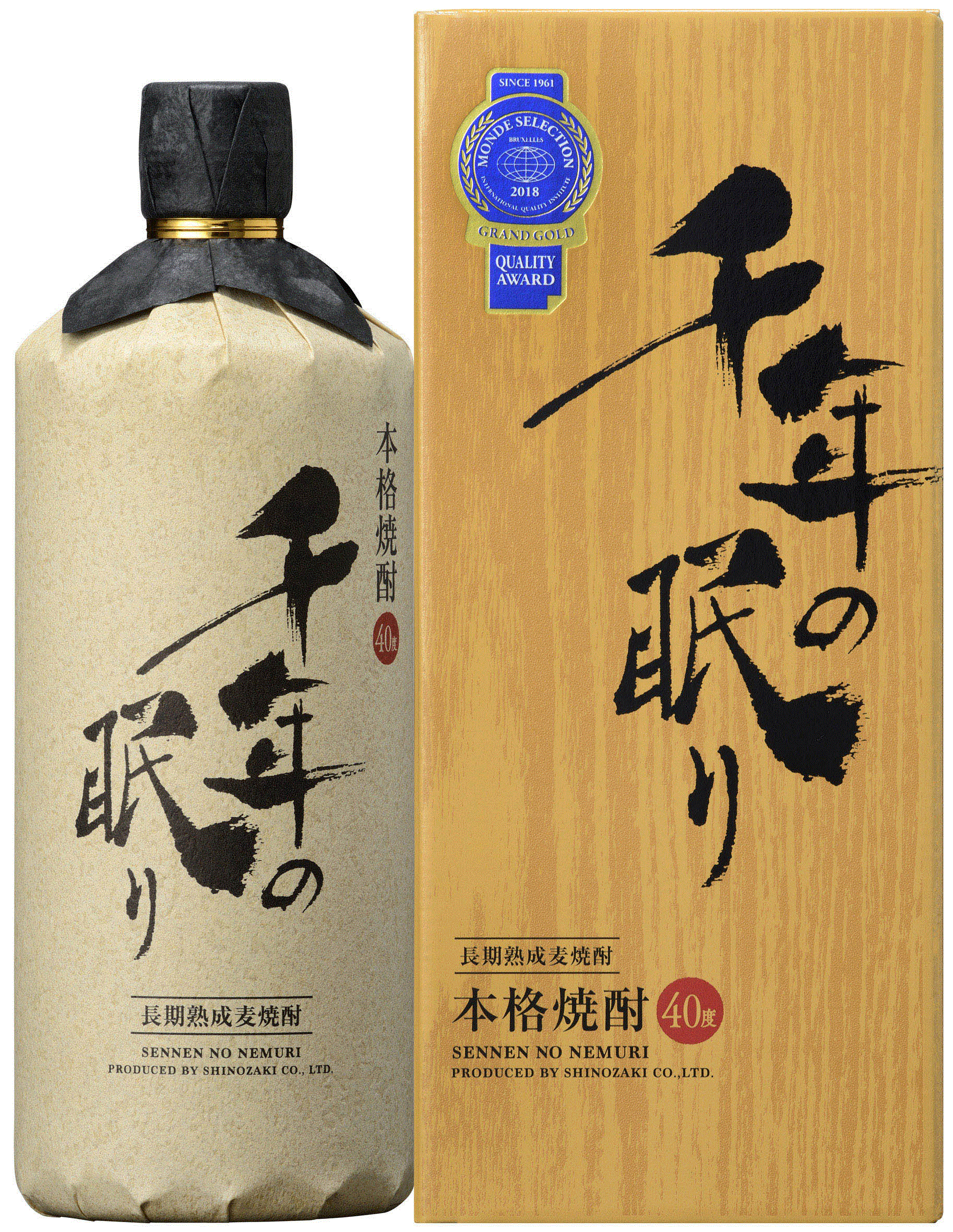 Sennen no Nemuri Barley Shochu 720ml (Shinozaki) | WAmazing Shop