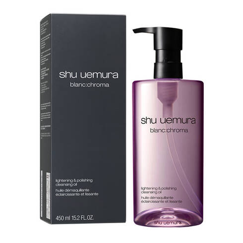 Blanc Chroma Lightening & Polishing Cleansing Oil 450ml (shu