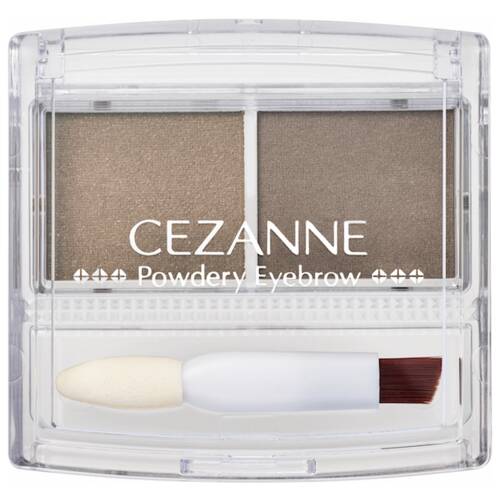 Cezanne Powdery Eyebrow P2 Natural Brown – Pudriger Augenbrauenstift Für Natürlichen Look