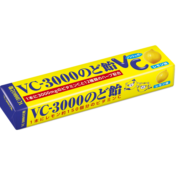 VC-3000 Throat Lozenges Stick, Lemon Flavor (NOBEL