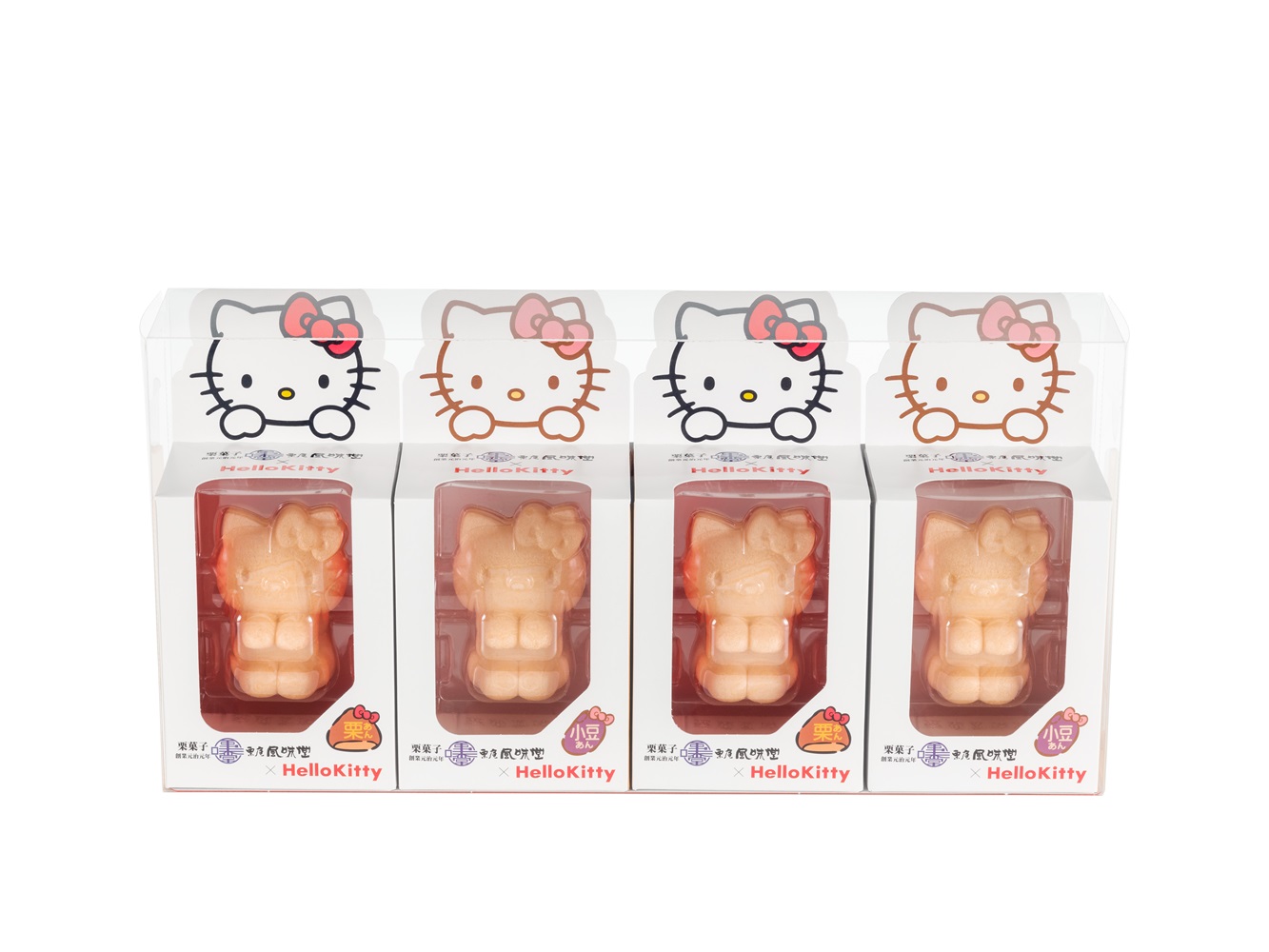 Hello Kitty Monaka, Assortment of 4 Pieces(Nagano) (FUMIDO
