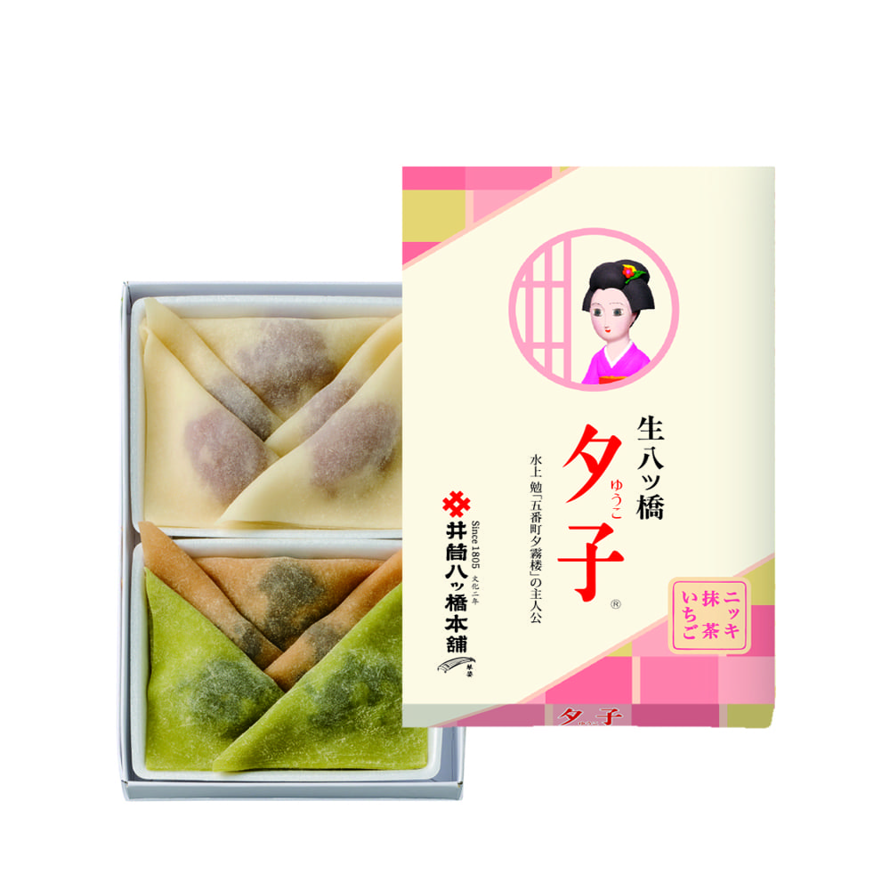 三種味和菓子生八橋（肉桂、宇治抹茶、士多啤梨）(京都)