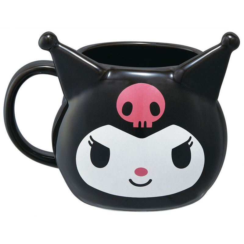 Kuromi Ceramic Die-Cut Mug Cup (Sanrio) | WAmazing Shop