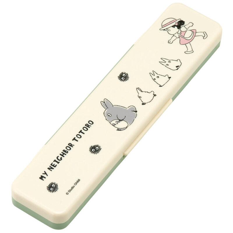 My Neighbor Totoro Antimicrobial Noiseless Cutlery Set - Marching
