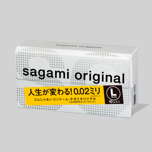 002 L Size Condom, Pack of 10 (SAGAMI RUBBER INDUSTRIES CO., LTD