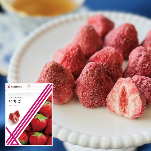 Chocolate-dipped strawberries 40g (MARUSHIGE) | WAmazing Shop